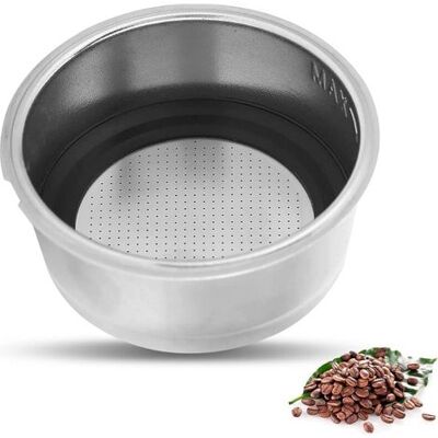 OEM Portafiltro Da 51 Mm, Filtro Da Caffè Permanente Riutilizzabile, Cestello Per Filtro Senza Carta, Acciaio Inossidabile, Accessori Di Ricambio Per Macchine Da Caffè (tazza Doppia).—2-2:fortelix H OEM Portafiltro Da 51 Mm, Filtro Da Caffè Permanente Riutilizzabile, Cestello Per Filtro Senza Carta, Acciaio Inossidabile, Accessori Di Ricambio Per Macchine Da Caffè (tazza Doppia).—2-2:fortelix H