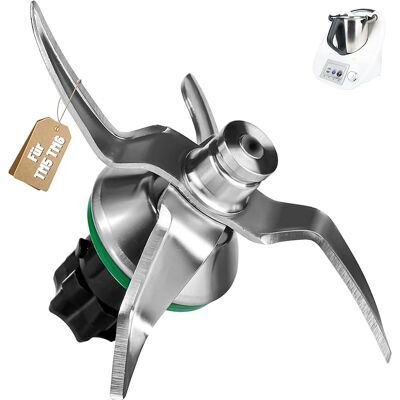 OEM Lama Di Ricambio Per Thermomix Tm5 E Tm6, Con Guarnizione Per Vorwerk Thermomix Tm5, Lama Di Ricambio In Acciaio Inox, Accessorio E Pezzi Di Ricambio Per Robot Da Cucina Vorwerk OEM Lama Di Ricambio Per Thermomix Tm5 E Tm6, Con Guarnizione Per Vorwerk Thermomix Tm5, Lama Di Ricambio In Acciaio Inox, Accessorio E Pezzi Di Ricambio Per Robot Da Cucina Vorwerk