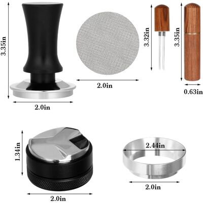 OEM Kit Pestello Per Espresso Da 58 Mm – Pestello Per Espresso A Molla, Dosaggio Regolabile, Livellamento, Riutilizzabile, Filtro Portatile, Set Da 2 OEM Kit Pestello Per Espresso Da 58 Mm – Pestello Per Espresso A Molla, Dosaggio Regolabile, Livellamento, Riutilizzabile, Filtro Portatile, Set Da 2
