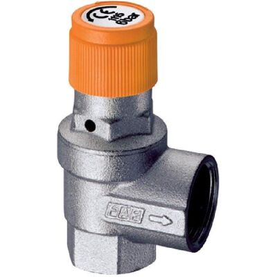 FAR Solar - Valvola Di Sicurezza Ordinaria Cromata Per Impianti Solari 2006 1/2" X 3/4" - 3 FAR Solar - Valvola Di Sicurezza Ordinaria Cromata Per Impianti Solari 2006 1/2" X 3/4" - 3