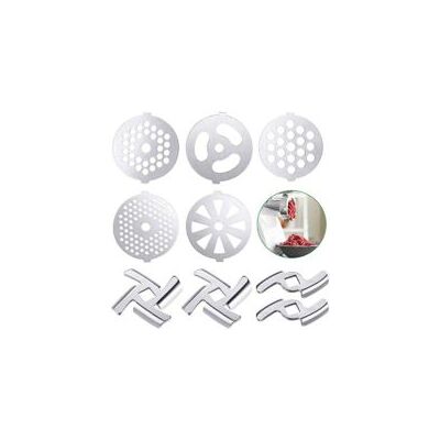 OEM Set Di 9 Accessori Per Tritacarne, Tritacarne Per Alimenti, Tritacarne Manuale, Parti Per Macinare, Insaccatrice, Accessorio In Acciaio Inox, Mixer OEM Set Di 9 Accessori Per Tritacarne, Tritacarne Per Alimenti, Tritacarne Manuale, Parti Per Macinare, Insaccatrice, Accessorio In Acciaio Inox, Mixer