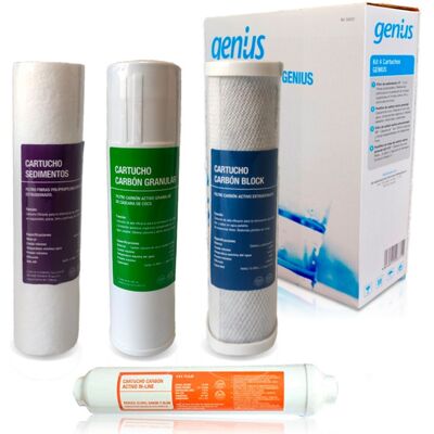 ROSMMEL Kit Di Sostituzione Cartuccia Ad Osmosi Inversa Genius ROSMMEL Kit Di Sostituzione Cartuccia Ad Osmosi Inversa Genius