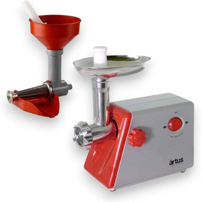 Reber Passapomodoro + Tritacarne Elettrico 385w Per Cucina Reber Passapomodoro + Tritacarne Elettrico 385w Per Cucina