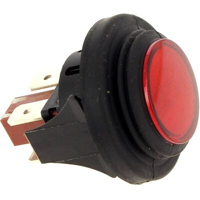 POLTI - Interruttore 4 pozze rosse - Rosso - Compatibile Vaporetto Polti - Switch POLTI - Interruttore 4 pozze rosse - Rosso - Compatibile Vaporetto Polti - Switch