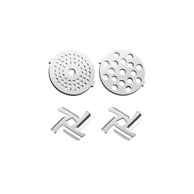 OEM Set Di 4 Accessori Di Ricambio Per Tritacarne, 2 Lame Per Tritacarne, 2 Piastre Per Macinare, Kit Di Ricambio Per Tritacarne Elettrico. OEM Set Di 4 Accessori Di Ricambio Per Tritacarne, 2 Lame Per Tritacarne, 2 Piastre Per Macinare, Kit Di Ricambio Per Tritacarne Elettrico.