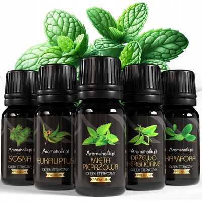 OEM Oli Essenziali 100% Naturali - Set Salute Plus 5 Oli OEM Oli Essenziali 100% Naturali - Set Salute Plus 5 Oli