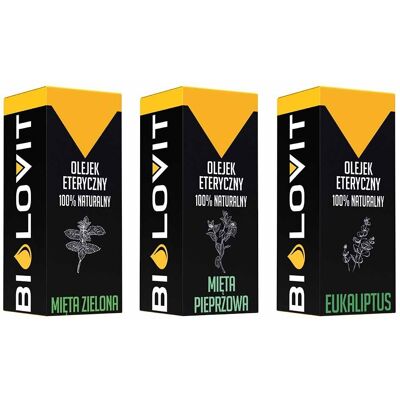OEM Set Di Oli Essenziali Di Menta Piperita Bilovit - 3 Pezzi OEM Set Di Oli Essenziali Di Menta Piperita Bilovit - 3 Pezzi