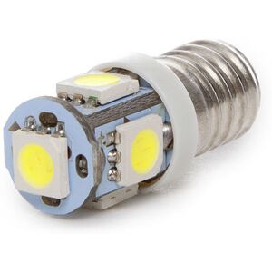 GREENICE Lampadina led E10 1W 90Lm 6000ºK 12VDC LEDs 40.000H [CA-E10-5MD5050-CW]