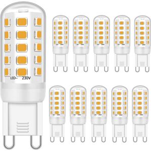 TRADE SHOP TRAESIO - Lampadina Faretto 3.5w Led 40 Smd 2835 Attacco G9 Luce Bianca Fredda Calda 220v - -bianco Caldo - TRADE SHOP TRAESIO - Lampadina Faretto 3.5w Led 40 Smd 2835 Attacco G9 Luce Bianca Fredda Calda 220v - -bianco Caldo -