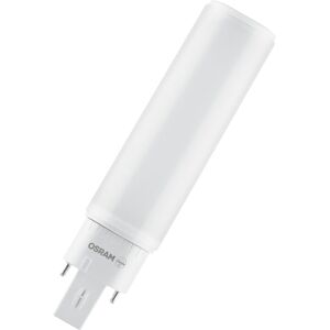 Osram - Dulux D Led Em & Ac Mains / Tubo Led: G24d-2, Lunghezza: 148 Mm, 7 W, 18 W Sostituzione Per, Opaco, Cool White, 4000 K Osram - Dulux D Led Em & Ac Mains / Tubo Led: G24d-2, Lunghezza: 148 Mm, 7 W, 18 W Sostituzione Per, Opaco, Cool White, 4000 K