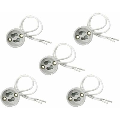 KOVALMAX 10 Adattatore Attacco Gu10 Per Faretto 220v Incasso In Ceramica Porta Lampadina KOVALMAX 10 Adattatore Attacco Gu10 Per Faretto 220v Incasso In Ceramica Porta Lampadina