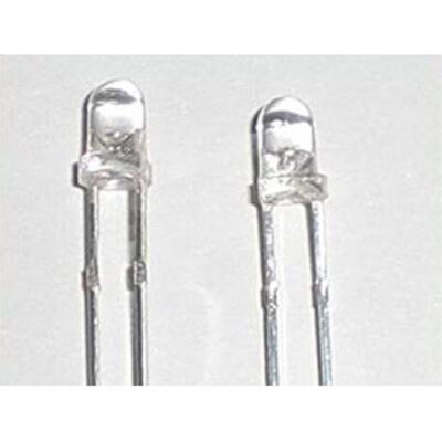 LEDLUX 100 Pz Led F3 Diametro 3mm Bianco 6000k 3,0-3,2v LEDLUX 100 Pz Led F3 Diametro 3mm Bianco 6000k 3,0-3,2v