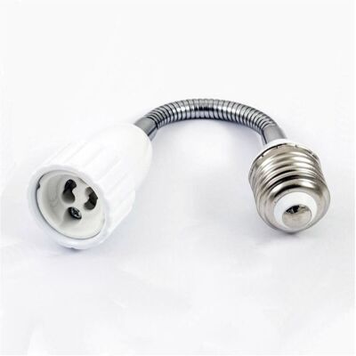 Trade Shop Adattatore Flessibile E27 a GU10 - Prolunga 20cm Trade Shop Adattatore Flessibile E27 a GU10 - Prolunga 20cm