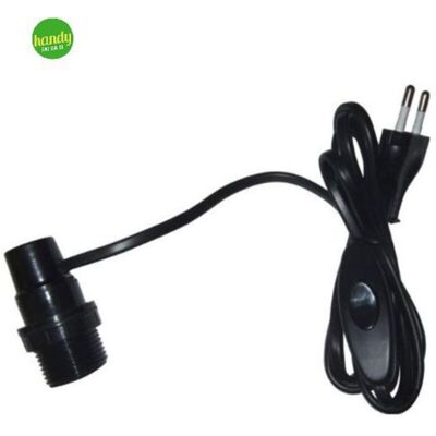 ELECTRALINE Portalampada E27 Spina Lat. Nero ELECTRALINE Portalampada E27 Spina Lat. Nero