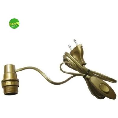 ELECTRALINE Portalampada E27 Spina Lat. Oro ELECTRALINE Portalampada E27 Spina Lat. Oro