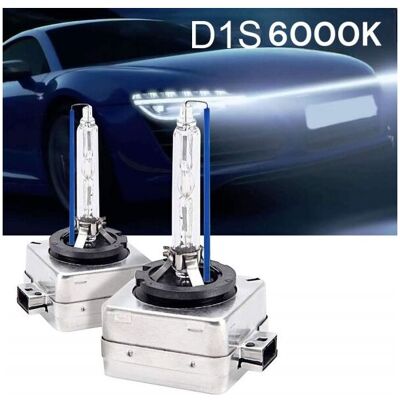 MARCA Coppia Lampade Lampadine D1s Xenon 35w 6000k Bulb Per Auto Antiurto MARCA Coppia Lampade Lampadine D1s Xenon 35w 6000k Bulb Per Auto Antiurto