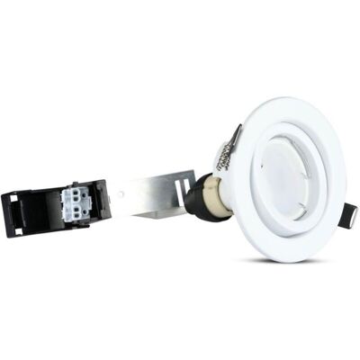 V-TAC Set di 3 Faretti LED GU10 - Bianco, 5W, 6400K, Regolabili V-TAC Set di 3 Faretti LED GU10 - Bianco, 5W, 6400K, Regolabili
