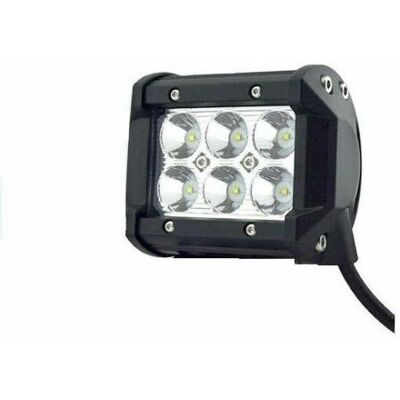 TOPOLENASHOP - Faro supplementare profondita auto fuoristrada 12V 6 led 18W 6000K IP68 - Driving lamp TOPOLENASHOP - Faro supplementare profondita auto fuoristrada 12V 6 led 18W 6000K IP68 - Driving lamp
