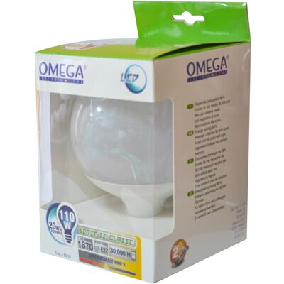 Omega Globo G125 20w E27 2000lm 3000k Omega Globo G125 20w E27 2000lm 3000k