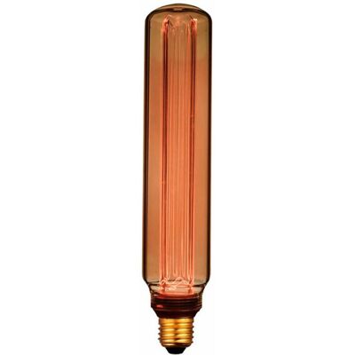 F-BRIGHT Ampolla Led T60 Decorativa Tubolare E27 4 W 200 Lm 1800 K Luce Calda Ø60 X 300 Mm F-BRIGHT Ampolla Led T60 Decorativa Tubolare E27 4 W 200 Lm 1800 K Luce Calda Ø60 X 300 Mm