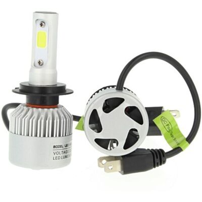 CARALL - Kit Full Led Cob H7 30w Con Ventilatore 12v 24v Attacco Smontabile All In One Senza Driver 3000 Lumen CARALL - Kit Full Led Cob H7 30w Con Ventilatore 12v 24v Attacco Smontabile All In One Senza Driver 3000 Lumen