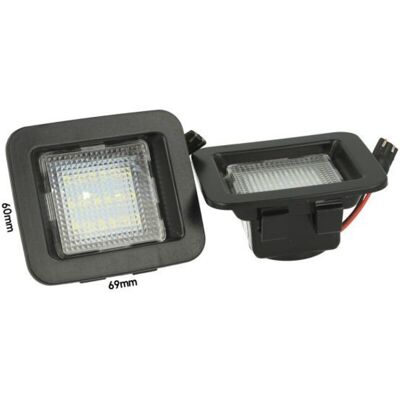 CARALL - Kit Luci Targa Led Ford F-150 Raptor Dopo 2015 Oem Fl3z-13550-a 12v 3w Bianco Canbus CARALL - Kit Luci Targa Led Ford F-150 Raptor Dopo 2015 Oem Fl3z-13550-a 12v 3w Bianco Canbus