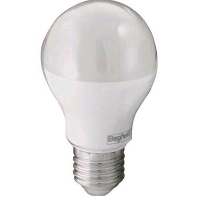 Beghelli - Lampada Led A Goccia Opale 9w E27 Mod. Lite Led.3 Luce Bianchissima Beghelli - Lampada Led A Goccia Opale 9w E27 Mod. Lite Led.3 Luce Bianchissima