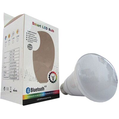 LEDLUX Lampada Led E27 Rgb Rgbw 7,5w Dimmerabile Via Bluetooth Domotica Smart Per Android Ios Iphone LEDLUX Lampada Led E27 Rgb Rgbw 7,5w Dimmerabile Via Bluetooth Domotica Smart Per Android Ios Iphone