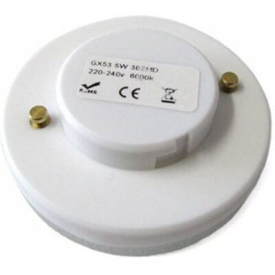 LEDLUX Lampada Led Gx53 5w=50w Bianco Caldo 3000k 36 Smd 2835 220v LEDLUX Lampada Led Gx53 5w=50w Bianco Caldo 3000k 36 Smd 2835 220v