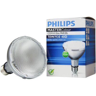 Philips 241904 Mastercolour Cdm-r Elite Par30l 70w/930 E27 40d - Philips 241904 Mastercolour Cdm-r Elite Par30l 70w/930 E27 40d -