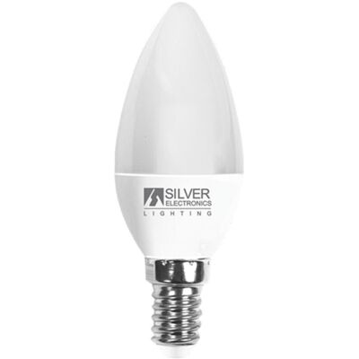 SmartGroup Argento Lampadina LED a candela E14 6W SmartGroup Argento Lampadina LED a candela E14 6W