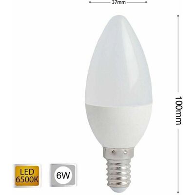 UNIVERSO Lampadina Led 6 W Oliva Luce Bianca E14 E Candela 6w 14 C36 UNIVERSO Lampadina Led 6 W Oliva Luce Bianca E14 E Candela 6w 14 C36