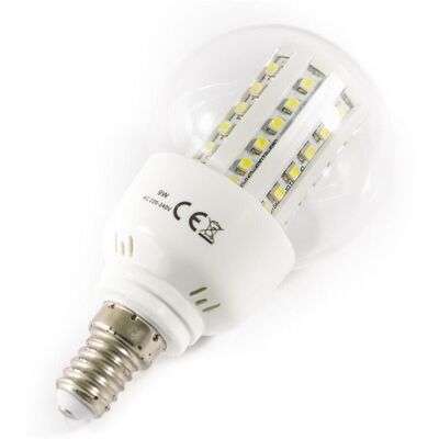 TRADE SHOP TRAESIO - Lampadina Led 60smd - E27/E14 9w TRADE SHOP TRAESIO - Lampadina Led 60smd - E27/E14 9w