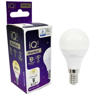KANLUX Lampadina Led Iq-led G45e14 7,5w-ww - - Luce Calda KANLUX Lampadina Led Iq-led G45e14 7,5w-ww - - Luce Calda