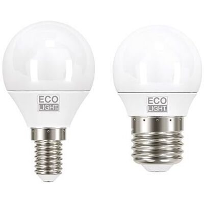GRUPPO BISONTE Idroweb - Ecolight Led Miniglobo E14 Fredda 6W - Lampadina LED GRUPPO BISONTE Idroweb - Ecolight Led Miniglobo E14 Fredda 6W - Lampadina LED