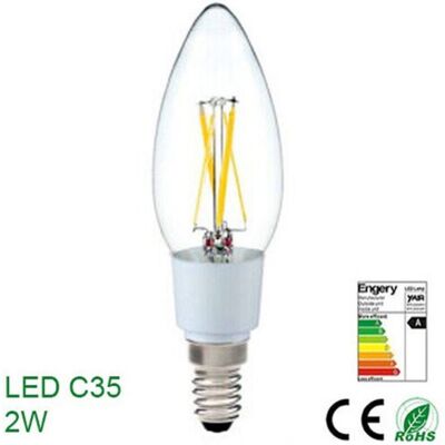 Trade Shop E14 2W Lampadina LED Bianco Caldo - Risparmio Energetico Trade Shop E14 2W Lampadina LED Bianco Caldo - Risparmio Energetico