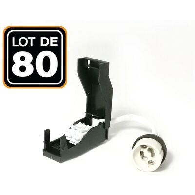 EUROPALAMP - Lotto Di 80. Apparecchi Di Illuminazione Gu10 Portalampada Automatico Classe 2 (clip-on) EUROPALAMP - Lotto Di 80. Apparecchi Di Illuminazione Gu10 Portalampada Automatico Classe 2 (clip-on)