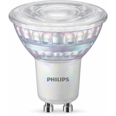 Philips - Lampadina Led Equivalent A 50w Gu10, Dimmerabile, Vetro, Confezione Da 2 Philips - Lampadina Led Equivalent A 50w Gu10, Dimmerabile, Vetro, Confezione Da 2