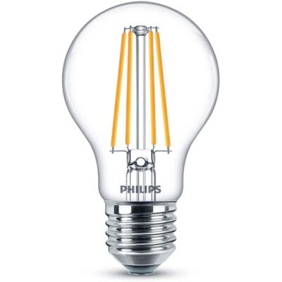 Philips - Lampadina Led Classic A Gocciacon Filamento A Vista 75w E27 Ww A60 - Non Dimmerabile - Luce Bianca Calda Philips - Lampadina Led Classic A Gocciacon Filamento A Vista 75w E27 Ww A60 - Non Dimmerabile - Luce Bianca Calda