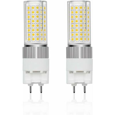DPZO Lampada Led G12 Da 16w A Forma Di Pannocchia, 220v, 1600 Lumen, Luce Bianca Calda 3000k, Angolo Del Fascio Luminoso Di 360°, Equivalente A Una Lampada Alogena Da 160w (2 Pezzi, Non Dimmerabili) DPZO Lampada Led G12 Da 16w A Forma Di Pannocchia, 220v, 1600 Lumen, Luce Bianca Calda 3000k, Angolo Del Fascio Luminoso Di 360°, Equivalente A Una Lampada Alogena Da 160w (2 Pezzi, Non Dimmerabili)