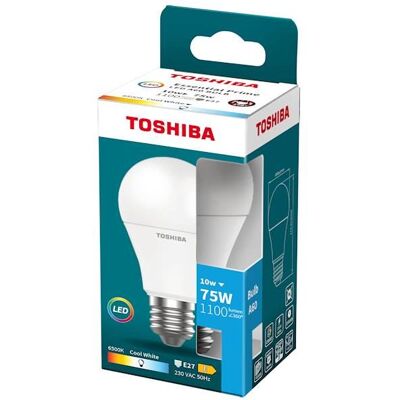 Toshiba Lampadina A60 Led 10w E27 6500k Toshiba Lampadina A60 Led 10w E27 6500k
