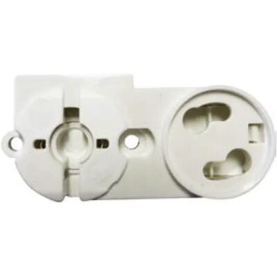 ELECTRALINE Portalampada Per Lampadina G13 Da Incasso Con Porta Starter ELECTRALINE Portalampada Per Lampadina G13 Da Incasso Con Porta Starter