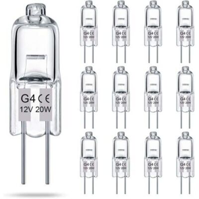 OEM Confezione Da 14 Lampadine Alogene G4 Trasparenti A 2 Pin, 12v, 20w, Attacco Jc T3 A Due Pin, Dimmerabili, Luce Bianca Calda 2700k, Per Illuminazione Da Giardino. OEM Confezione Da 14 Lampadine Alogene G4 Trasparenti A 2 Pin, 12v, 20w, Attacco Jc T3 A Due Pin, Dimmerabili, Luce Bianca Calda 2700k, Per Illuminazione Da Giardino.
