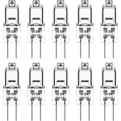 TONCHEAN Lampadina Specifica, Lampadina G4 12v 10w, Confezione Da 10 TONCHEAN Lampadina Specifica, Lampadina G4 12v 10w, Confezione Da 10