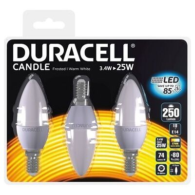 Lampadina LED Duracell E14 250 lumen - Illuminazione interna Lampadina LED Duracell E14 250 lumen - Illuminazione interna