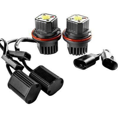 OEM Adatto Per Due Lampadine A Led Bianche "angel Eye" Per Fari, 80w, 6000k, Compatibile Con I Modelli Bmw Serie 1, Serie 5, Serie 7, X3, X5, E39, E53, E60, E66 Ed E87. OEM Adatto Per Due Lampadine A Led Bianche "angel Eye" Per Fari, 80w, 6000k, Compatibile Con I Modelli Bmw Serie 1, Serie 5, Serie 7, X3, X5, E39, E53, E60, E66 Ed E87.