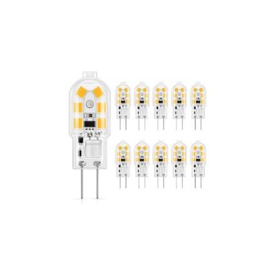 OEM Lampadina Led G4 12v, 1,5w Equivalente A Una Lampadina Alogena Da 15-20w, Bianco Caldo 3000k, 160lm, Lampadina Led G4, Perfetta Per Cappe Da Cucina E Lampadari, Non Dimmerabile, Confezione Da 10 - Cre OEM Lampadina Led G4 12v, 1,5w Equivalente A Una Lampadina Alogena Da 15-20w, Bianco Caldo 3000k, 160lm, Lampadina Led G4, Perfetta Per Cappe Da Cucina E Lampadari, Non Dimmerabile, Confezione Da 10 - Cre