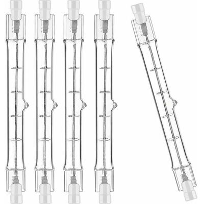 OEM Confezione Da 5 Lampadine Alogene R7s Da 118 Mm, 300 W, 230 V, Asta Alogena R7s Da 118 Mm, Lampada Alogena Dimmerabile Per Faretti Da Edificio, Illuminazione Paesaggistica, Illuminazione Del Soggiorno OEM Confezione Da 5 Lampadine Alogene R7s Da 118 Mm, 300 W, 230 V, Asta Alogena R7s Da 118 Mm, Lampada Alogena Dimmerabile Per Faretti Da Edificio, Illuminazione Paesaggistica, Illuminazione Del Soggiorno