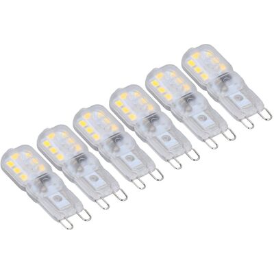 YOTOWN Confezione Da 6 Lampadine Dimmerabili G9 Da 3w – 110v – Luce Naturale – Lampada Da Tavolo/soffitto – Risparmio Energetico – Piccole YOTOWN Confezione Da 6 Lampadine Dimmerabili G9 Da 3w – 110v – Luce Naturale – Lampada Da Tavolo/soffitto – Risparmio Energetico – Piccole