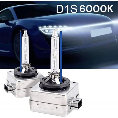 MARCA Coppia Lampade Lampadine D1s Xenon 35w 6000k Bulb Per Auto Antiurto MARCA Coppia Lampade Lampadine D1s Xenon 35w 6000k Bulb Per Auto Antiurto
